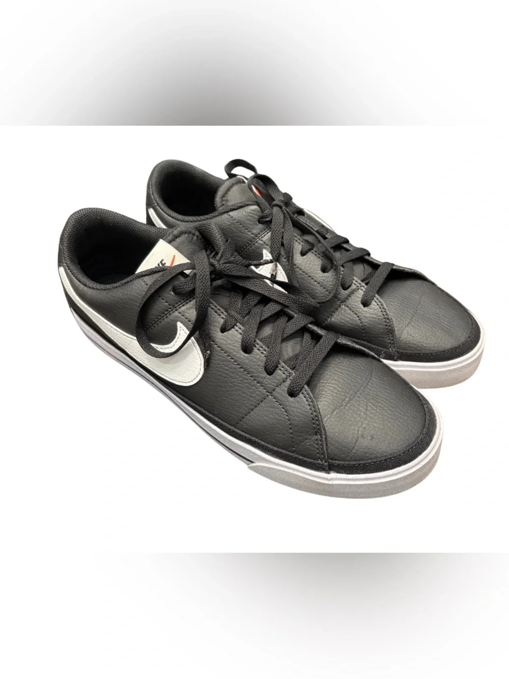Nike Black and White Low-Top Sneakers